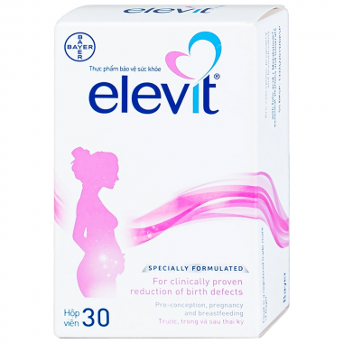 Thực phẩm bổ sung vitamin và khoáng chất cho mẹ bầu Elevit (Hộp 30 viên)