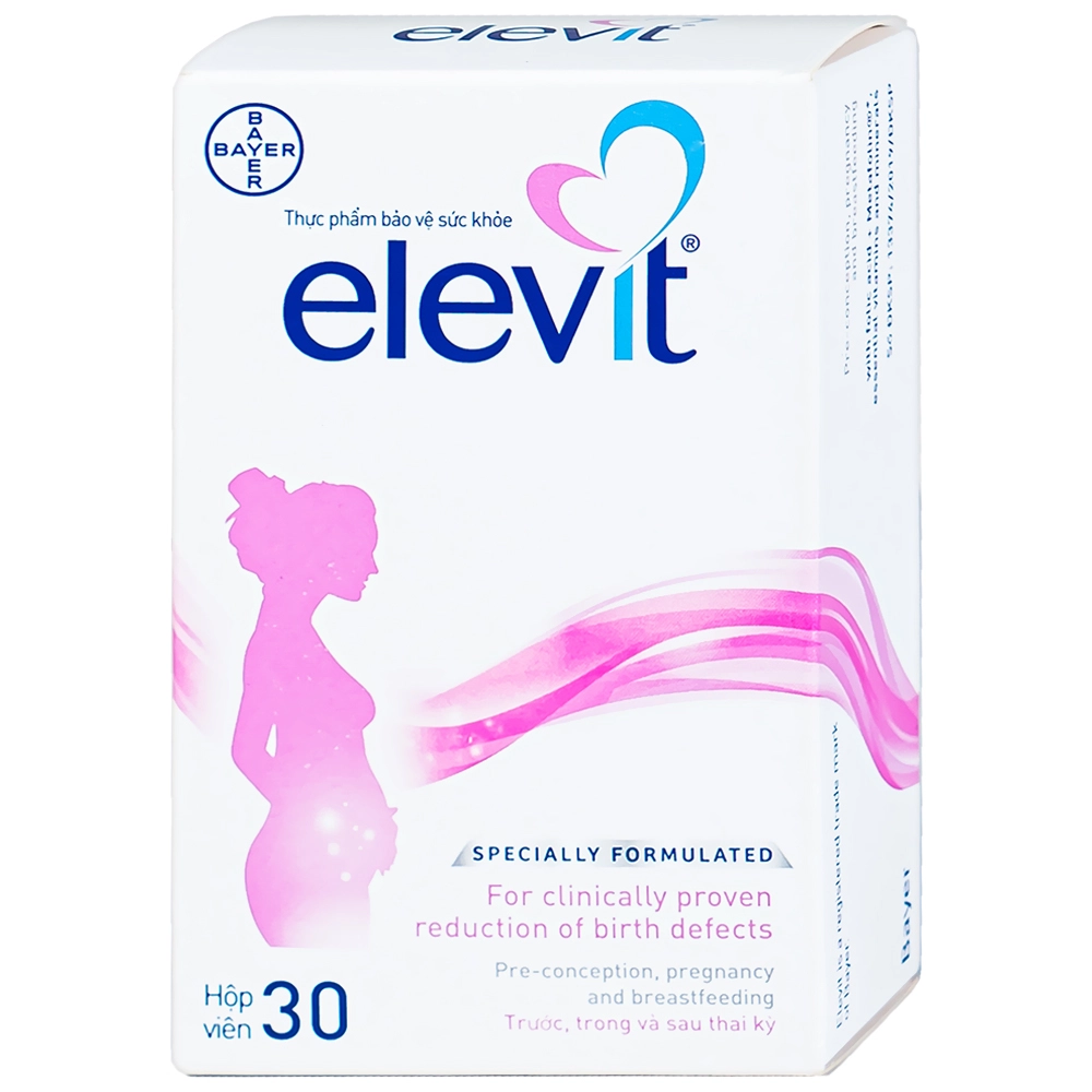 Thực phẩm bổ sung vitamin và khoáng chất cho mẹ bầu Elevit (Hộp 30 viên)