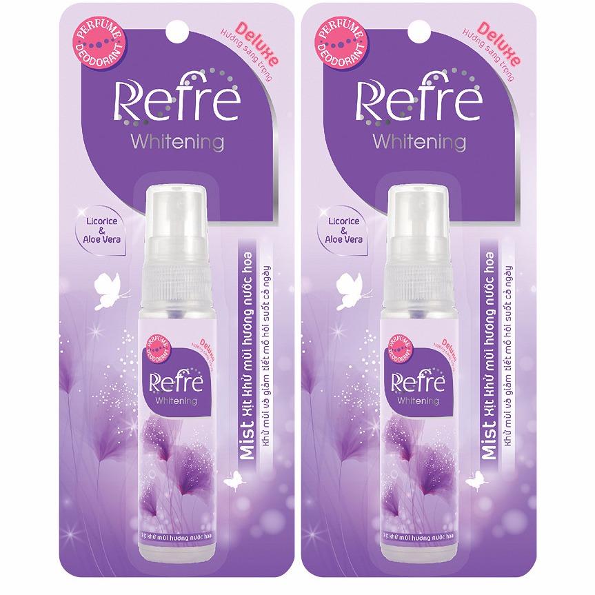 Xịt khử mùi Refre Whitening Deluxe (30ml) (hương sang trọng)