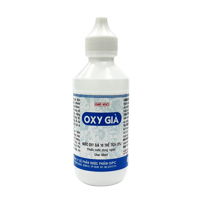  Nước oxy già 10 thể tích (3%) OPC 60ml