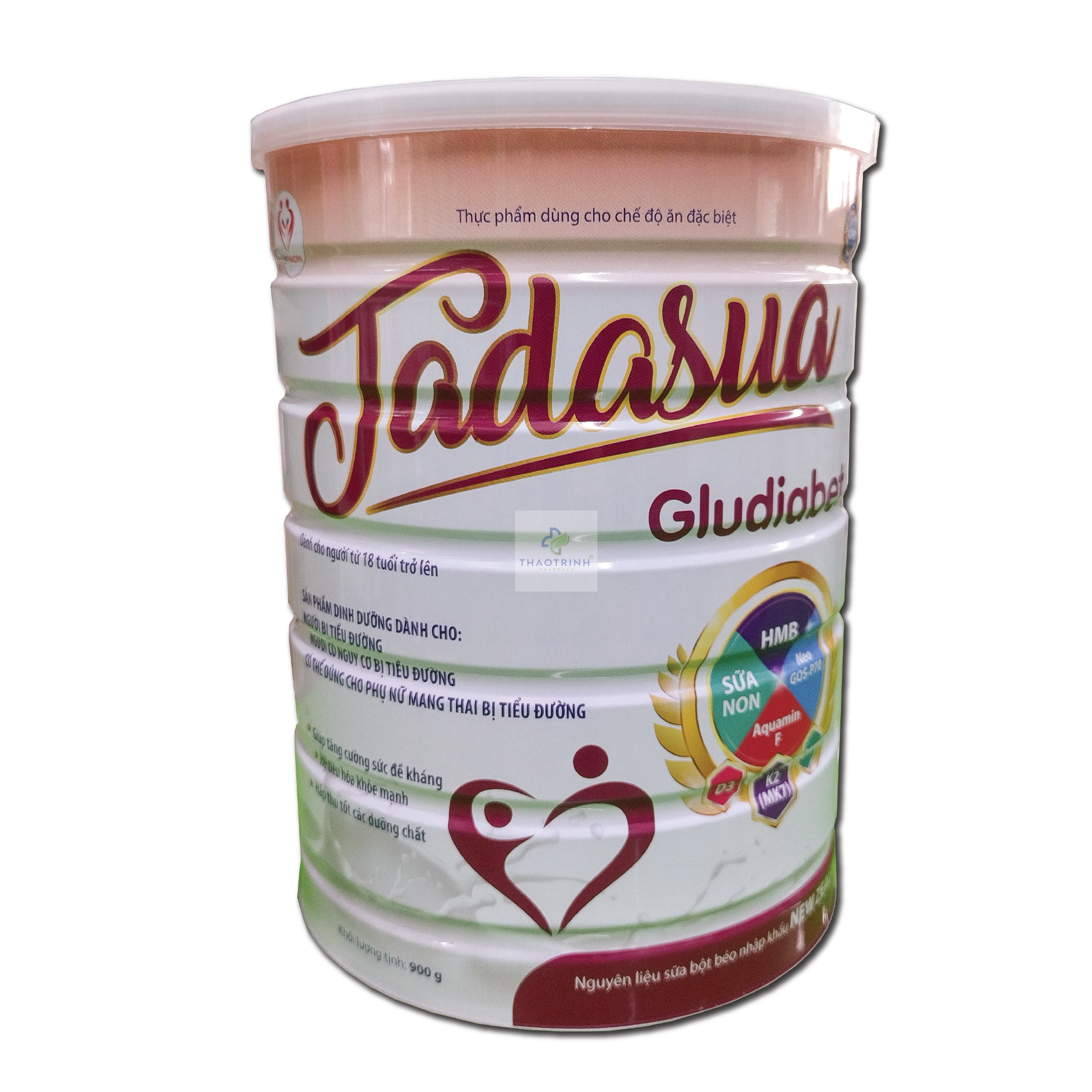 Sữa hỗ trợ tiểu đường TADASUA GLUDIABET (Hộp 900g)