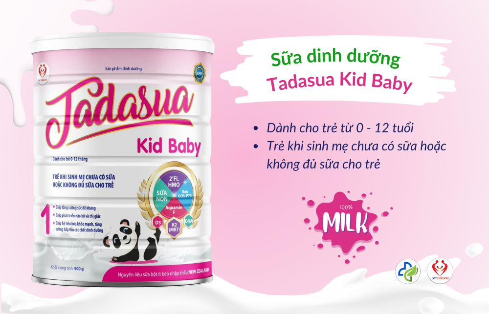 Đặc điểm nổi bật sữa dinh dưỡng Tadasua Kid Baby