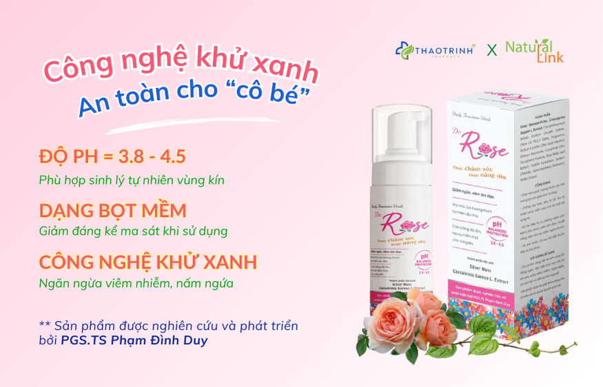 Bọt vệ sinh phụ nữ DR. ROSE