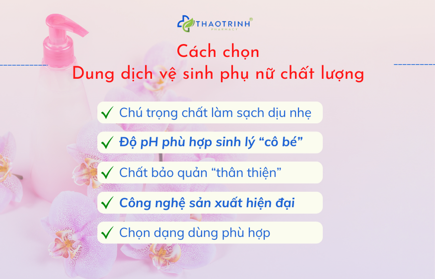 Cách chọn dung dịch vệ sinh phụ nữ