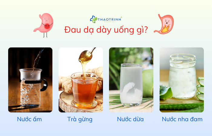 Đau dạ dày uống gì