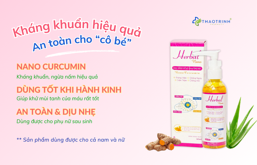 Gel vệ sinh phụ nữ Herbal Nano