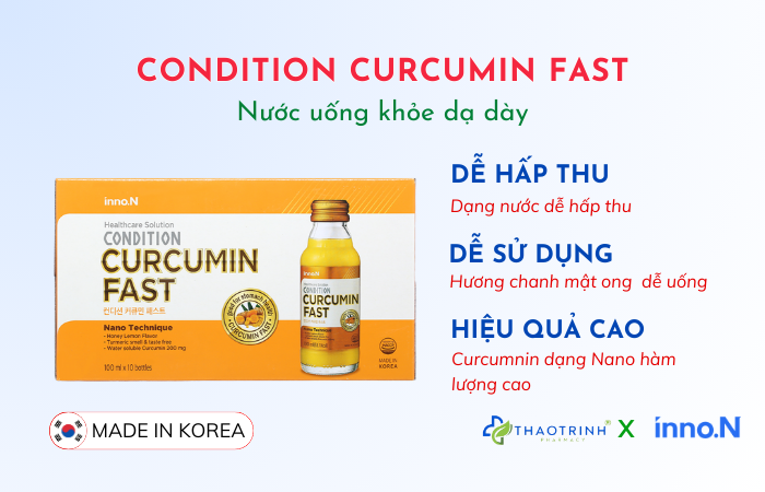 Nước uống khỏe dạ dày Condition Curcumin Fast-1