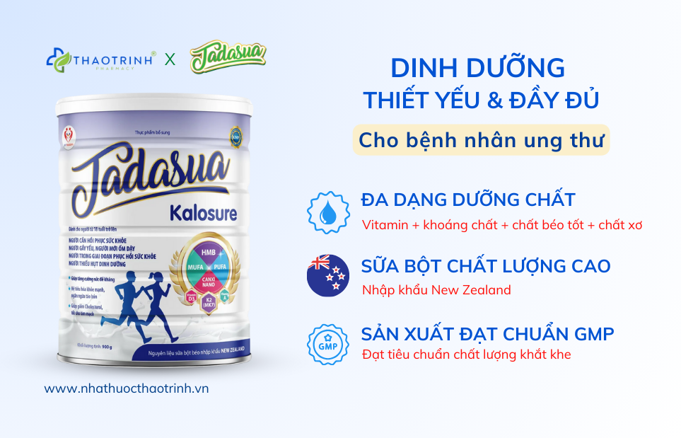 Sữa cho bệnh nhân ung thư Tadasua Kalosure