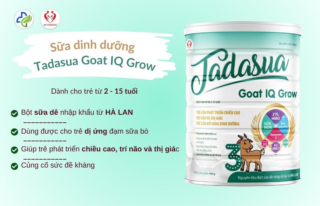 Sữa dê phát triển chiều cao Tadasua Goat IQ Grow