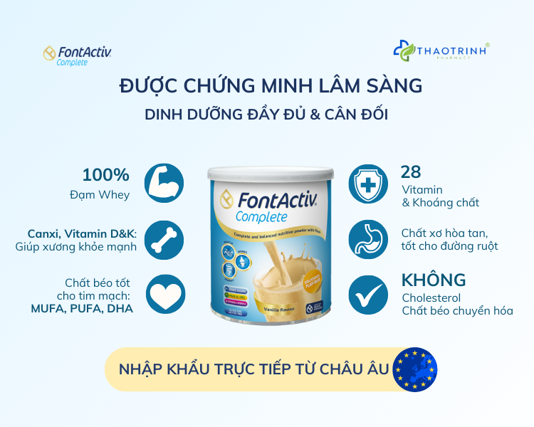 Sữa dinh dưỡng chất lượng cao Fontactiv Complete