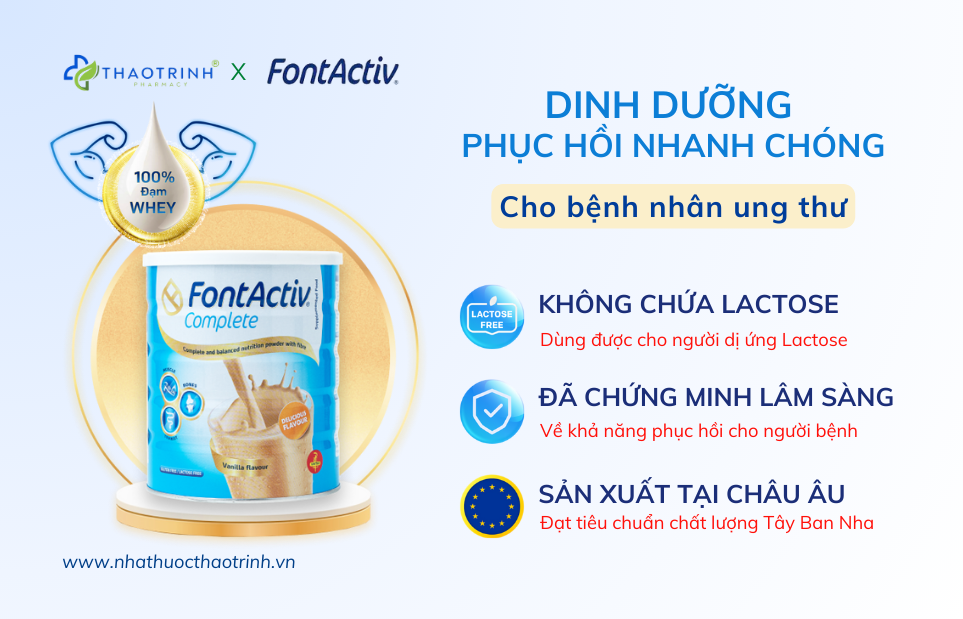 Sữa phục hồi cho người ung thư Fontactiv Complete