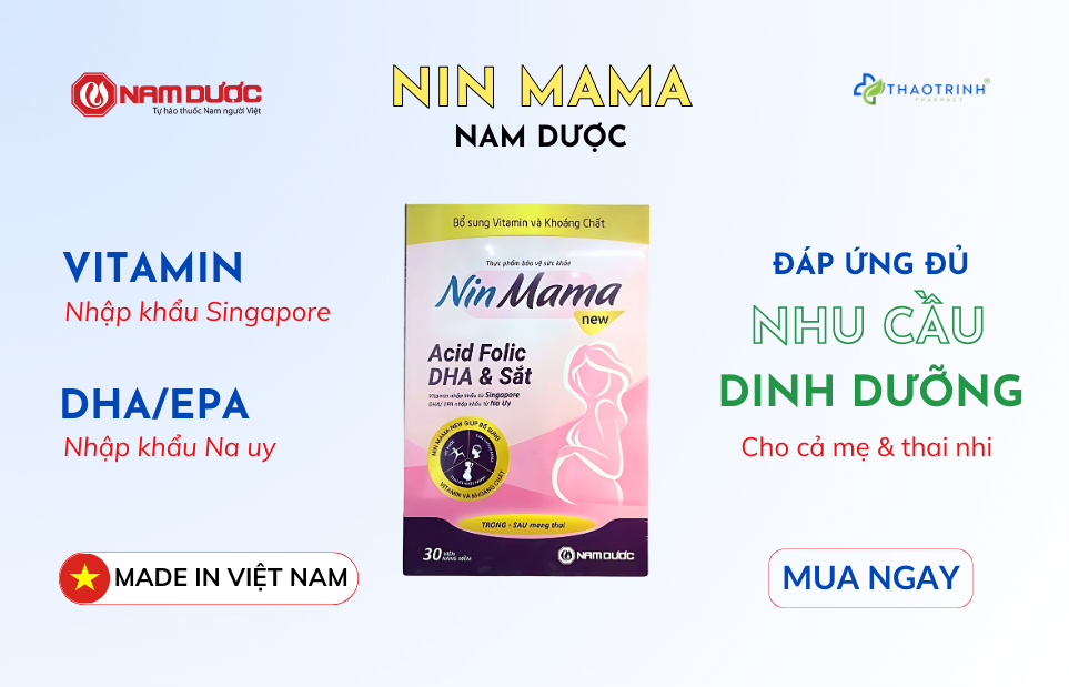 Viên bồi bổ máu Nin mama nam dược