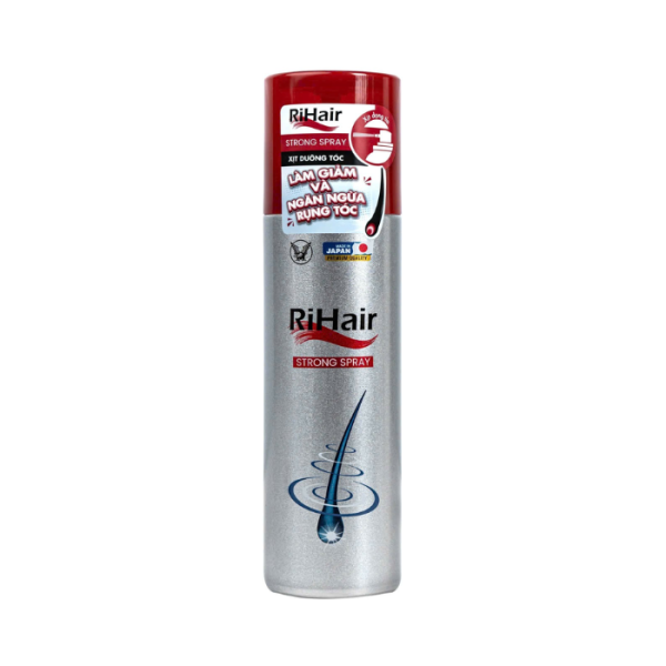 Xịt dưỡng RiHair Strong - Hỗ trợ chăm sóc da đầu, ngăn ngừa rụng tóc (Chai 185g)