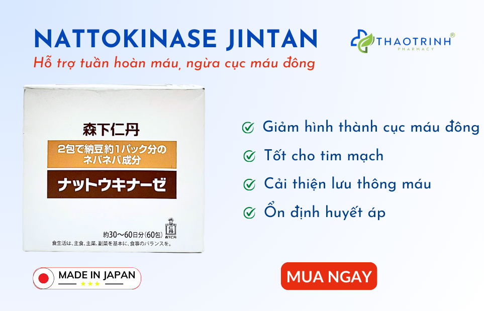 Công dụng Nattokinase Jintan