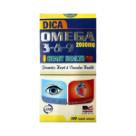 DICA OMEGA 3-6-9 - Viên uống hỗ trợ tim mạch, bổ mắt (Hộp 100 viên)