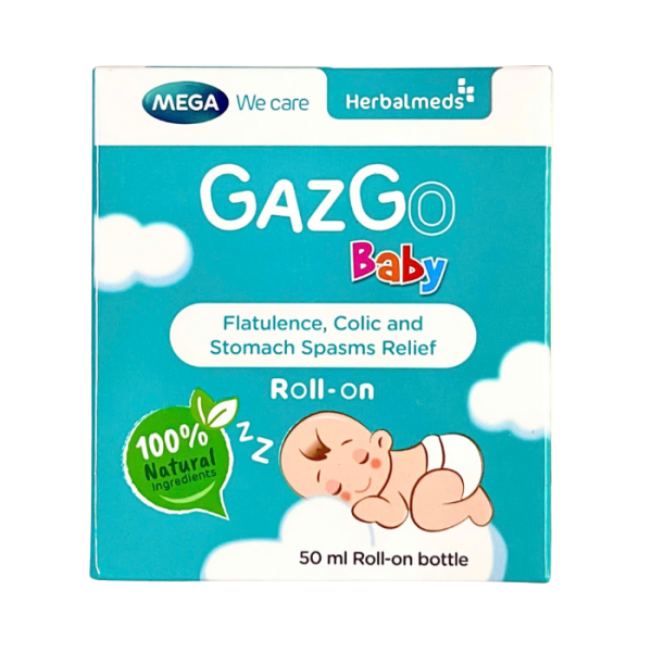 Chai lăn giảm đầy hơi Gazgo Baby (Chai lăn 50ml)
