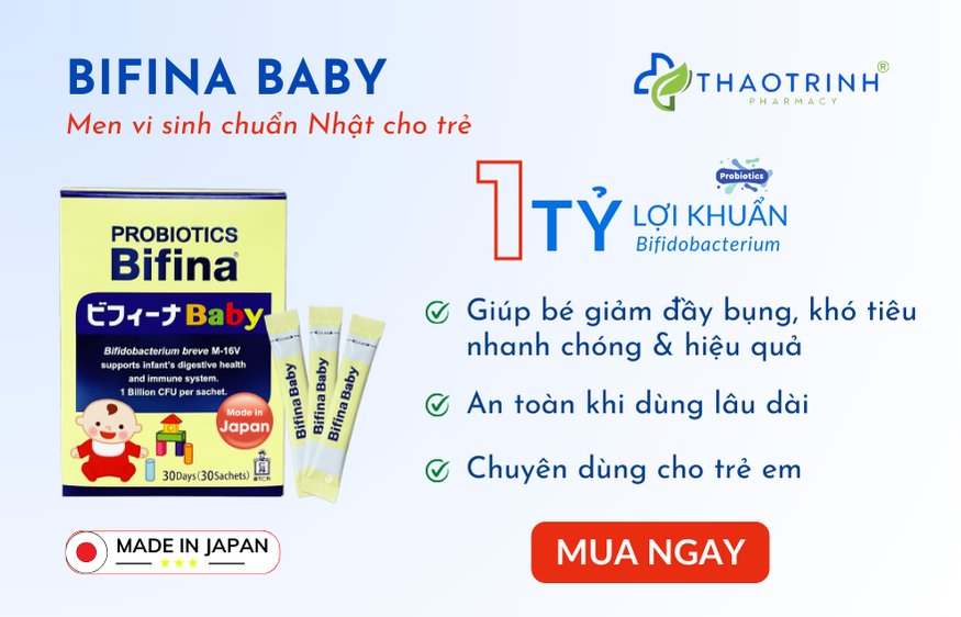 Men vi sinh Nhật Bản Bifina Baby