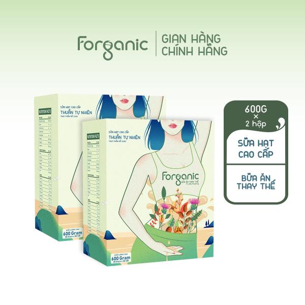 Sữa hạt Forganic Bữa Ăn Thay Thế - Dinh dưỡng tiện lợi (Hộp 20 gói)