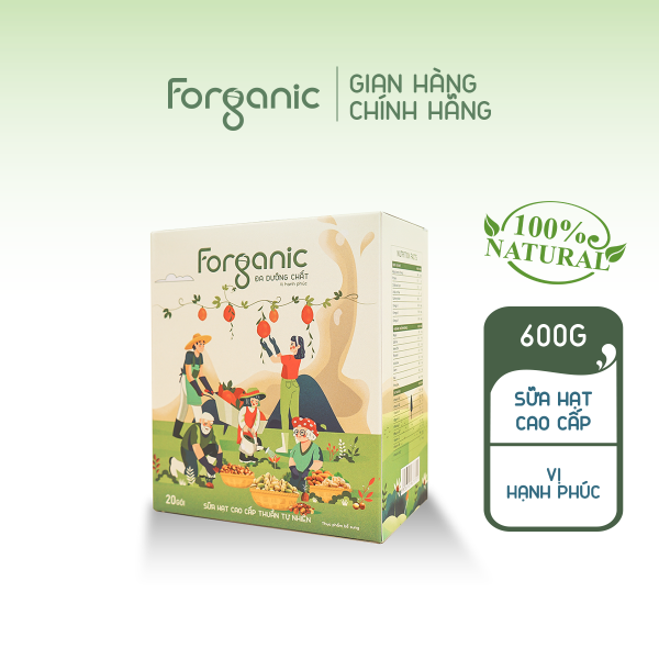 Sữa hạt Forganic Đa Dưỡng Chất - Bổ sung dưỡng chất thiết yếu (Hộp 20 gói)