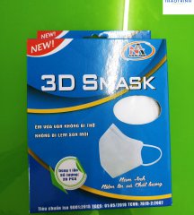 Combo khẩu trang 3D Nam Anh (20 cái/ túi)