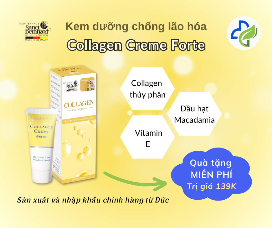 Kem chống lão hóa Sanct Bernhard Collagen Creme Forte (Tuýp 15ml)