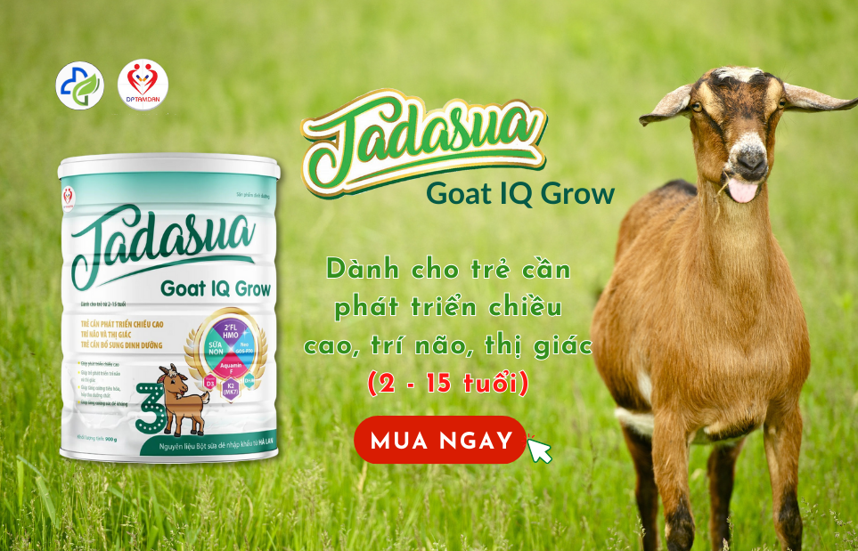 Sữa dê Tadasua Goat IQ Grow