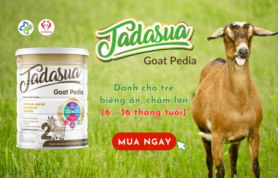 Sữa dê Tadasua Goat Pedia