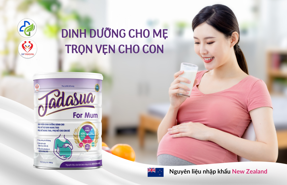 Sũa dinh dưỡng cho phụ nữ mang thai Tadasua For Mum