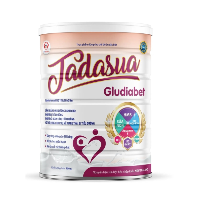 Tadasua Gludiabet - Sữa dinh dưỡng cho người tiểu đường (Lon 900g)