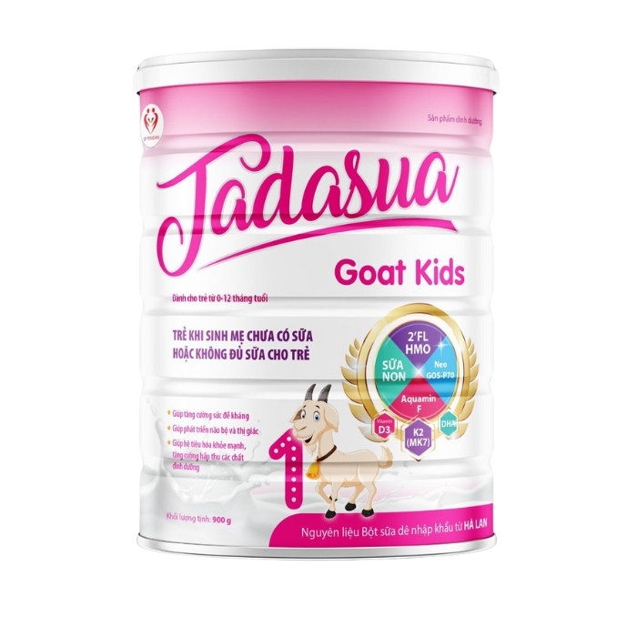 Tadasua Goat Kids - Sữa dinh dưỡng cho trẻ 0 - 12 tháng tuổi (Lon 900g)