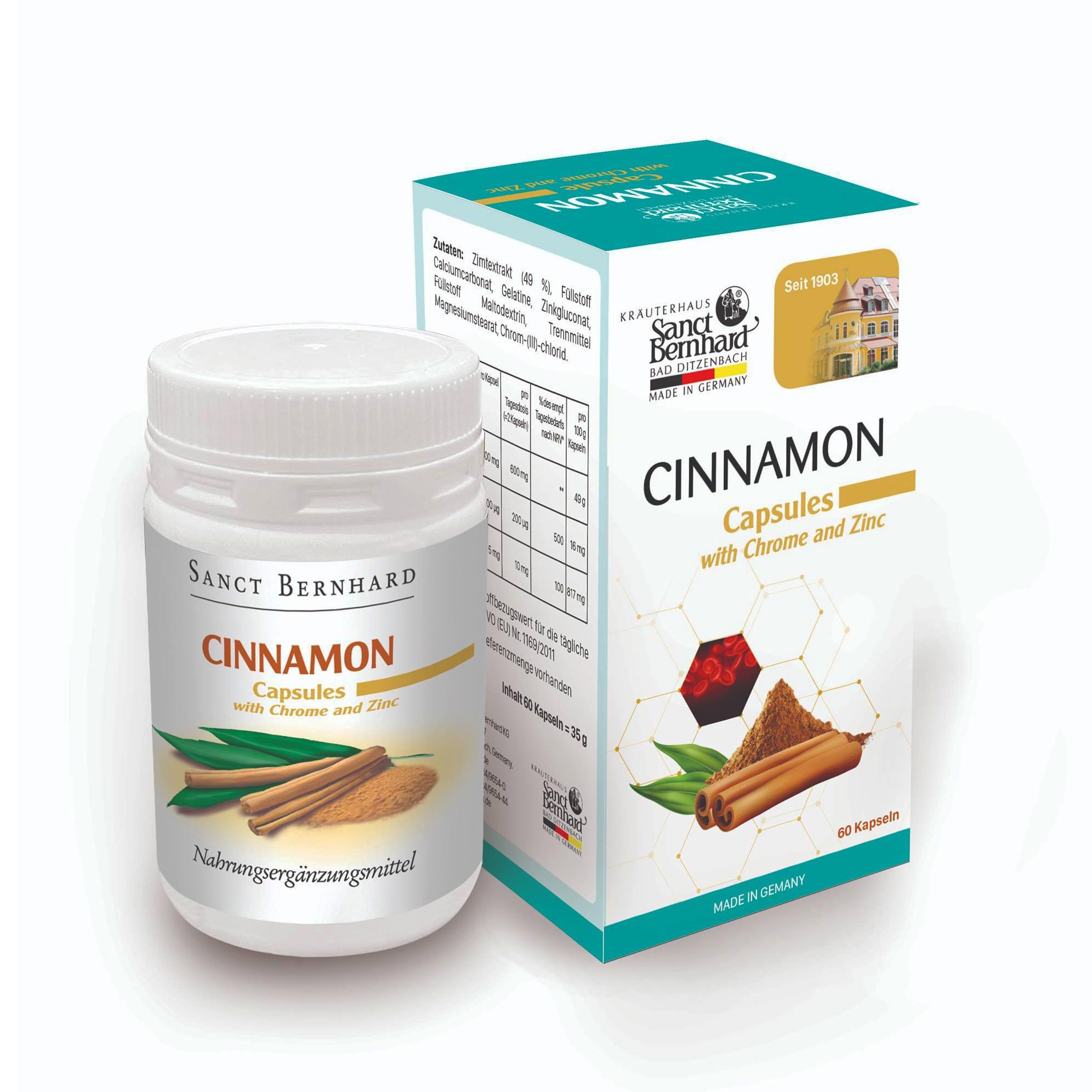 Viên uống hỗ trợ chuyển hóa Glucose - Cinnamon Capsules